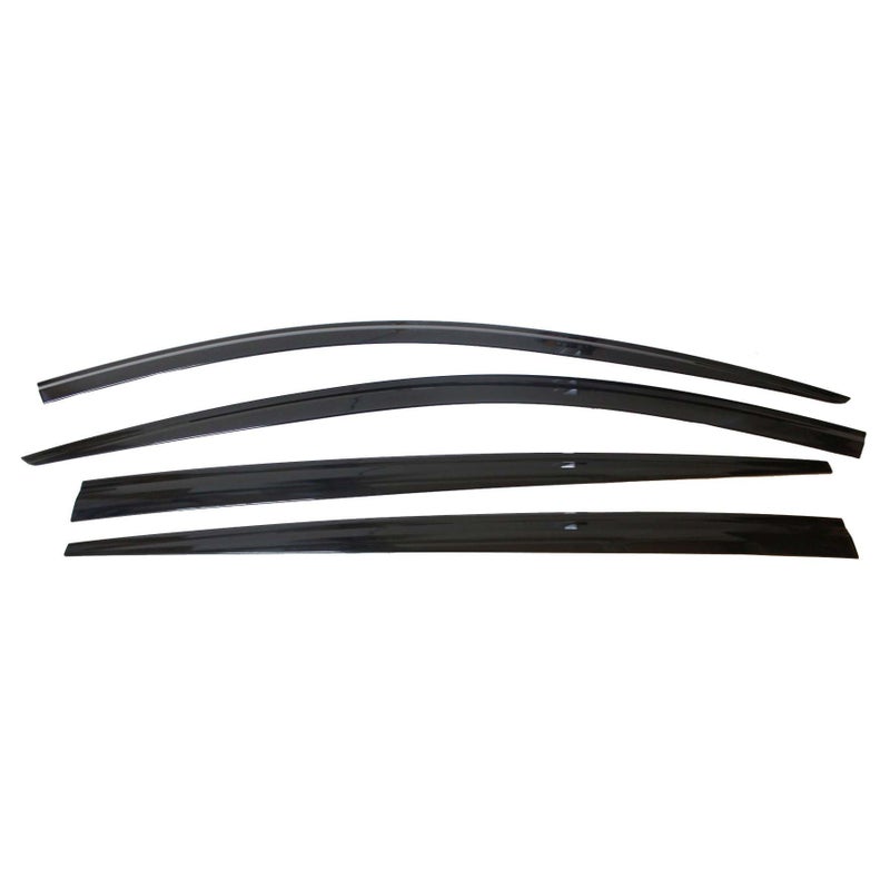 AUTO CLOVER Smoke Tinted Window Visor Sun Rain Vent Guard 4p Compatible with KIA Stinger - Image 2